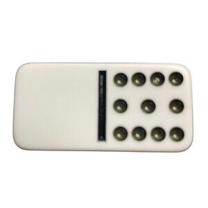 Double Twelve Dominoes Replacement Tile 0 11 Color Dot mq
